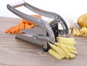 Factory Wholesale Manual Stainless Steel French Fry Cutter Professional Potato Slicer Non-Slip Suction Base <b>Chopper</b> Reusable - Product Image 4