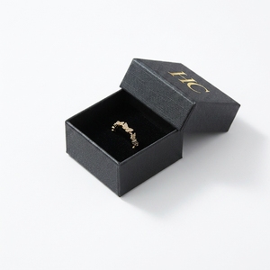 Eco-friendly Cardboard Ring Box Wholesale Sustainable <b>Paper</b> Jewelry Case Manufacturer Custom Logo Recyclable Gift Packaging - Product Image 5