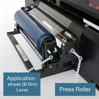 Imprimante UV DTF Mimaki UJV300DTF-75, imprimante de transfert UV DTF en rouleau de 640 mm pour la personnalisation des surfaces courbes