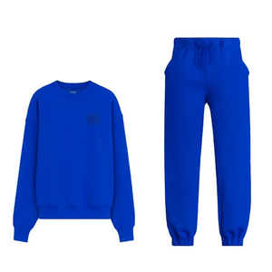 Tuta Louis Luna 2 Pezzi Oversize Felpa e Pantaloni M/L-XL/2XL Blu Royal - Product Image 1