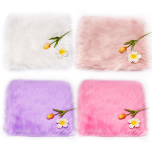 Lot de 10 tapis de repose-mains en forme de cœur, en fourrure douce, lavables, pour salon de manucure, tapis de fond moelleux, accessoire photo - Product Image 3