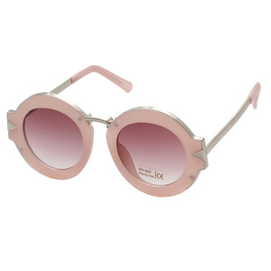 Maidis Round Frame Sunglasses UV400 Metal Frame Plastic Frame Gold Color Women Men Fashion Glasses - Product Image 5