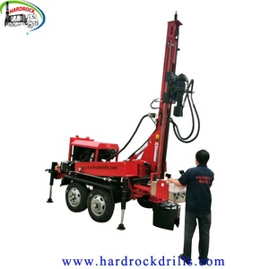 200m中国製油圧式移動トレーラー掘削機（泥水ポンプ付き） - Product Image 2