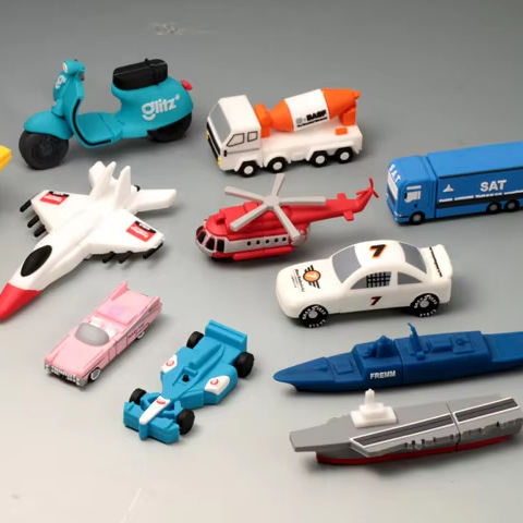 Promotional Customized Item Custom Usb 2.0 3.0 Flash Drive Soft PVC 3D Cartoon Car Truck Animal Wristband Usb Flash Memory Stick