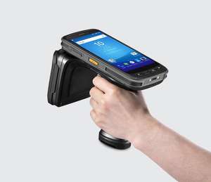 ניהול מלאי מחסן סורק <span class=keywords><strong>RFID</strong></span> לטווח ארוך לאנדרואיד 860~960MHz קורא <span class=keywords><strong>RFID</strong></span> UHF נייד - Product Image 5