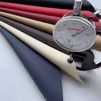 Tessuto in Pelle PVC Goffrata STOCKLOT, Colori Misti, per Rivestimenti Sedili Auto e Tappezzeria Divani, Resistente all'Abrasione, Impermeabile, Cina