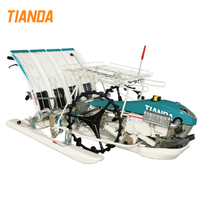 Chinese <b>Walking</b> Behind Rice Transplanter Hand Working Rice Planter - Product Image 1