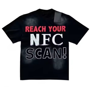 เสื้อยืด NFC คุณภาพสูง เสื้อผ้าผู้ชาย สไตล์ Y2K สตรีทแวร์ เสื้อยืดสั่งทำพิเศษ ผ้าฝ้าย 100% เสื้อยืดลายดาววินเทจสำหรับผู้ชาย - Product Image 2