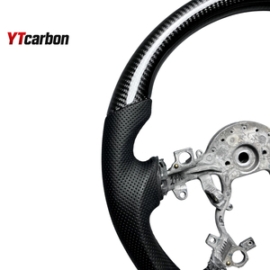 YTcarbon pour <span class=keywords><strong>W124</strong></span> S124 C124 A124 berline accessoires intérieurs de voiture modifier Style de course personnalisé véritable <span class=keywords><strong>volant</strong></span> en Fiber de carbone - Product Image 6