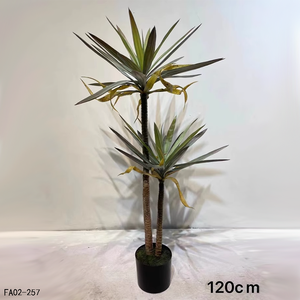 Decoración de la sala de estar del hogar con bonsái de árbol de sisal artificial decoración de plantas falsas de imitación <span class=keywords><strong>Agave</strong></span> artificial con bonsái en maceta - Product Image 5