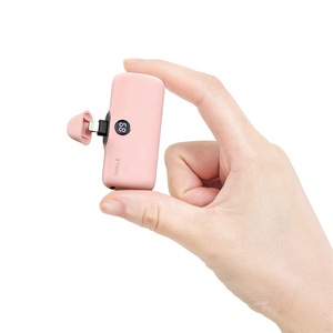 Tech Gift Pantalla digital Carga rápida Banco de energía pequeño inalámbrico para fechas Picnics Viajes cortos Vuelos y hacer llamadas telefónicas - Product Image 1