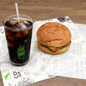 Оптовая цена многоразовая вощеная бумага с логотипом на заказ Ресторан сэндвич бургер гамбургер бумага - Product Image 5