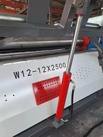 CNC Elektrische 12x2500mm 4-Rollen-Blechbiegemaschine Eisenblech-Walzmaschine