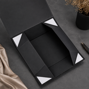 One Piece Magnetic Closure Paper <b>Gift</b> <b>Box</b> Custom Logo Folding Packaging <b>Box</b> for Jewelry <b>Gift</b> Packaging and <b>gift</b> store - Product Image 3