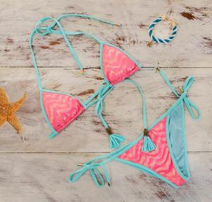 Conjunto de Bikini Hecho a Mano, Felicidad - Product Image 1