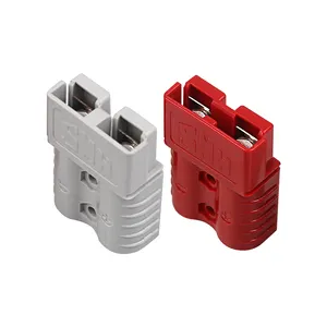 50a 600V conector de enchufe de 3 pines estilo Anderson gris de alta corriente para cargador Dc-dc y cableado Dc-dc