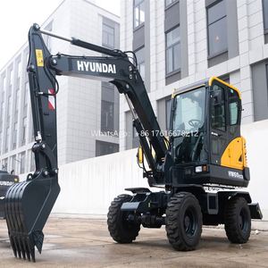 Excavadora de Ruedas Hyundai HW60 con Bomba de Motor y Engranaje - Alta Eficiencia, Fabricada en Corea del Sur - Product Image 2
