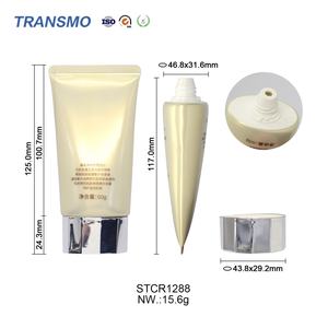 Empty Squeeze Sunscreen <b>Cream</b> Tube Packaging Private Label Squeeze Tubes <b>Hand</b> <b>Creams</b> White Plastic Caps for Tubes - Product Image 2