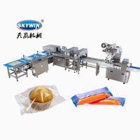 Machine d'emballage fluide pour barres de chocolat/biscuits/gâteaux entièrement automatique