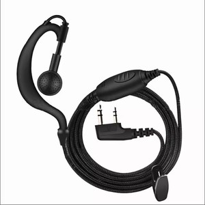 Walkie Talkie Headset Earphone <b>Cable</b> 95cm With Ear Hook For Baofeng BF 888S Radio Networks Plastic Material - Product Image 4