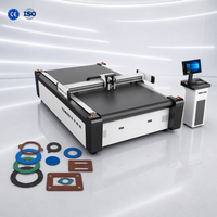 Machine de découpe automatique numérique CNC à couteau oscillant pour silicone, caoutchouc, mousse, éponge, joint, carton gris, fibre de verre, PTFE
