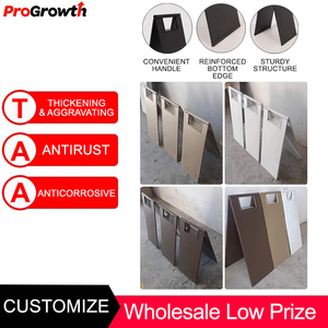 Panneau de signalisation pliable en acier inoxydable pour hôtel et restaurant, panneau d'avertissement de sol mouillé, panneau d'interdiction de stationnement - Product Image 3