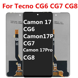 Tecno CG6 CG7 CG8 Écran tactile LCD compatible Camon 17 P Pro Garantie 1 an pour téléphone portable LCD - Product Image 2