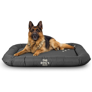 Luxus wasserdichtes ortho pä disches Hunde bett aus Oxford-Stoff mit Druck muster Kühl funktion Easy Clean Sofa Style für Menschen Eckzähne - Product Image 1