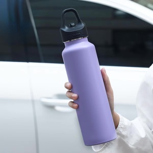 Bình giữ nhiệt bằng thép không gỉ 304 thông minh, sáng tạo, nắp xoay dễ dàng mở bằng một tay, lý tưởng cho đồ uống thể thao ngoài trời - Product Image 3