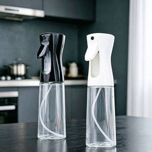 High-pressure continuous oil spray <b>bottle</b> for household air fryers, cooking oil sprayer, <b>mist</b> <b>bottle</b>, transparent oil dispenser - Product Image 1