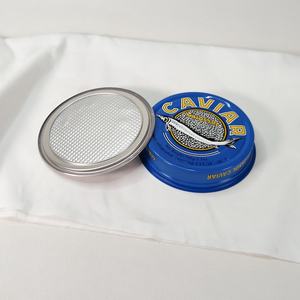 Grande boîte de <span class=keywords><strong>caviar</strong></span> d'emballage en métal de qualité alimentaire boîte de conserve boîtes métalliques pour <span class=keywords><strong>caviar</strong></span> récipient rond personnalisé en étain pour aliments pour animaux de compagnie indéchirable - Product Image 6