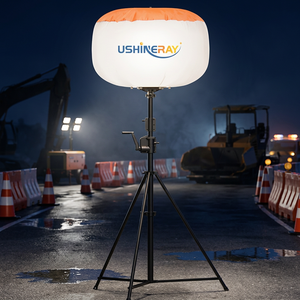1400W LED Balloon Light Tower IP54 Portable <b>Inflatable</b> Lamp For Construction Road Rescue Mining Emergency <b>Large</b> Area Soft Light - Product Image 3