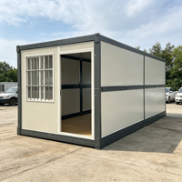 Maison mobile préfabriquée pliable, Tiny House, Casas Contenedor Plegables, structure en acier, maison conteneur pliable en kit