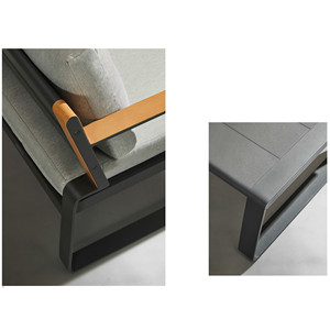 Conjunto de Muebles de Jardín HIGOLD Denea para 5 Personas con Estructura de Aluminio - Product Image 4