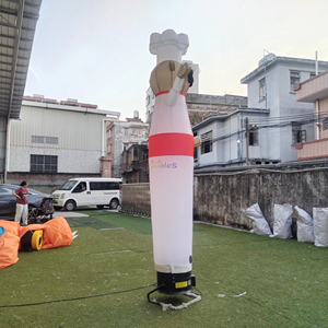 Tube d'air de bienvenue personnalisé pour les danseurs du ciel docteur agitant le chef clown le dessin animé danseur d'air gonflable pour la publicité - Product Image 2