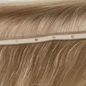 Wholesale Factory Top Grade Double Drawn Remy European Invisible Butterfly Weft Hair <b>Extensions</b> Xo Hole Weft - Product Image 6