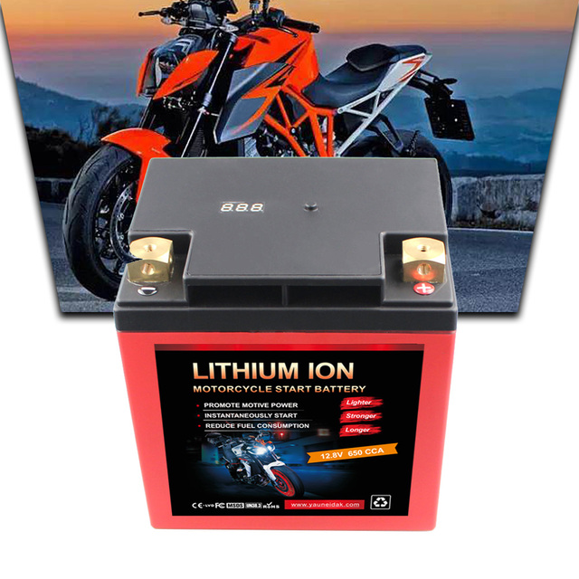 LFP30L-BS Removable 12V CCA780 Motorcycle Lithium Ion Battery Durable A123 Cell Storage Battery