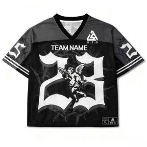 Nhà Máy Bán Buôn Mới Thoáng Khí Mỹ Bóng Đá Jersey Bóng Đá Tùy Chỉnh V Cổ 100% Polyester Retro Bóng Đá Áo Sơ Mi - Product Image 1