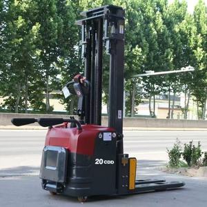 手動パレットリフトスタッカー電気セルフリフトパワーマニュアルリフトスタッカー - Product Image 2