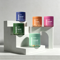 Pot en verre de luxe 120ml 160ml 180ml, flacon en verre pour compléments alimentaires, pilules, comprimés, bonbons gélifiés, emballage de produits de santé