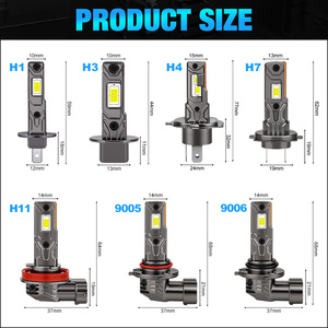 Xstorm VT1 Plug Play 1:1 Bohlam Lampu Depan Mobil LED H7/H4/H18 60W 30000 Lumens 9-16V Universal Fit Garansi 2 Tahun Retrofit/Upgrade - Product Image 6