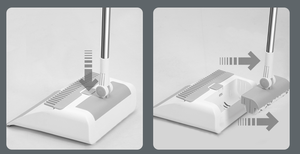 Ensemble de nettoyage ménager 3 en 1 neuf en gros, balai intégré, pelle à poussière avec rouleau à peluches, outils de nettoyage pour la chambre à coucher - Product Image 4