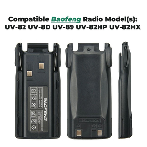 Batería de Iones de Litio BAOFENG UV-<span class=keywords><strong>82</strong></span> BL-8 de 3800 mAh, Batería Extendida con Cargador Tipo C, Compatible con BF-UV82 UV-82HP UV82 Plus UV-8D - Product Image 3