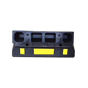 Bordures de stationnement industrielles robustes en caoutchouc pour garages et parkings, butées de roues, stoppeurs de stationnement - Product Image 5