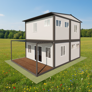 บ้านสำเร็จรูปแบบโมดูลาร์ ดีไซน์หรูหราทันสมัย สร้างจากตู้คอนเทนเนอร์  4 ห้องนอน 2 ชั้น ใช้เป็นร้านค้าได้ - Product Image 4