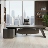 Bureau de direction pour PDG, design moderne et simple, en bois, quincaillerie de haute qualité, bureau individuel pour une personne