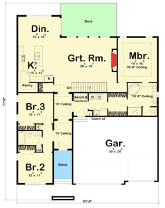 3 letto Moderna Ranch <span class=keywords><strong>Casa</strong></span> <span class=keywords><strong>casa</strong></span> prefabbricata villa case prefabbricate per la <span class=keywords><strong>vendita</strong></span> - Product Image 5