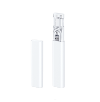Câbles de charge USB 5 en 1 mallette de rangement L et tête de convertisseur Micro et USB et câble de charge C-C 60W avec broche d'éjection et prise de carte