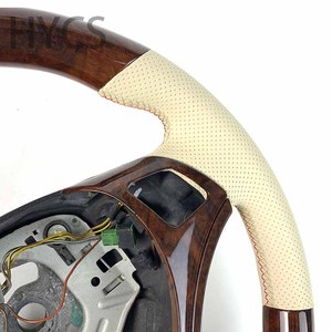 Accesorios de Interior de coche volante de grano de madera de caoba para <span class=keywords><strong>BMW</strong></span> 2005-2012 3 Series 325i <span class=keywords><strong>320</strong></span> M3 <span class=keywords><strong>E30</strong></span> E91 E92 E90 E89 E93 M3 - Product Image 3