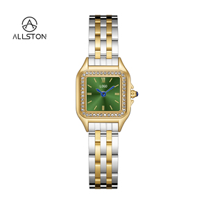 Montres-bracelets pour femmes de <span class=keywords><strong>luxe</strong></span> 2026 avec deux tons de couleur, montres à quartz tendance pour étudiantes, montres élégantes simples carrées - Product Image 3